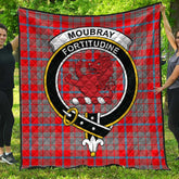 Moubray Tartan Crest Quilt