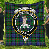 Paterson Tartan Crest Quilt