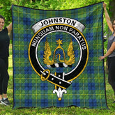 Johnston Ancient Tartan Crest Quilt