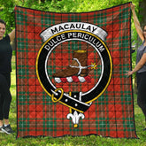 MacAulay Ancient Tartan Crest Quilt