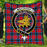 MacTavish Modern Tartan Crest Quilt