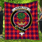 Hamilton Modern Tartan Crest Quilt