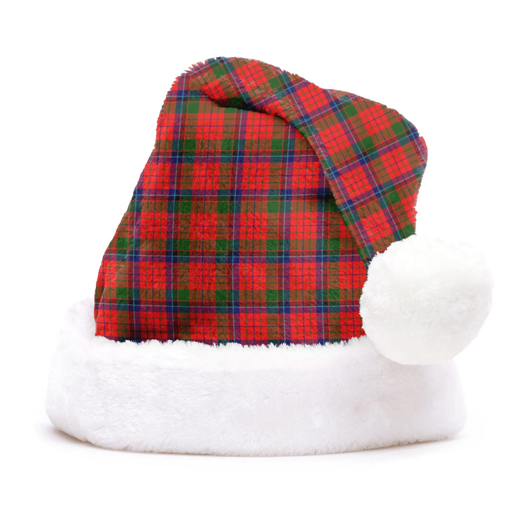 Nicolson Modern Tartan Plaid Christmas Hat