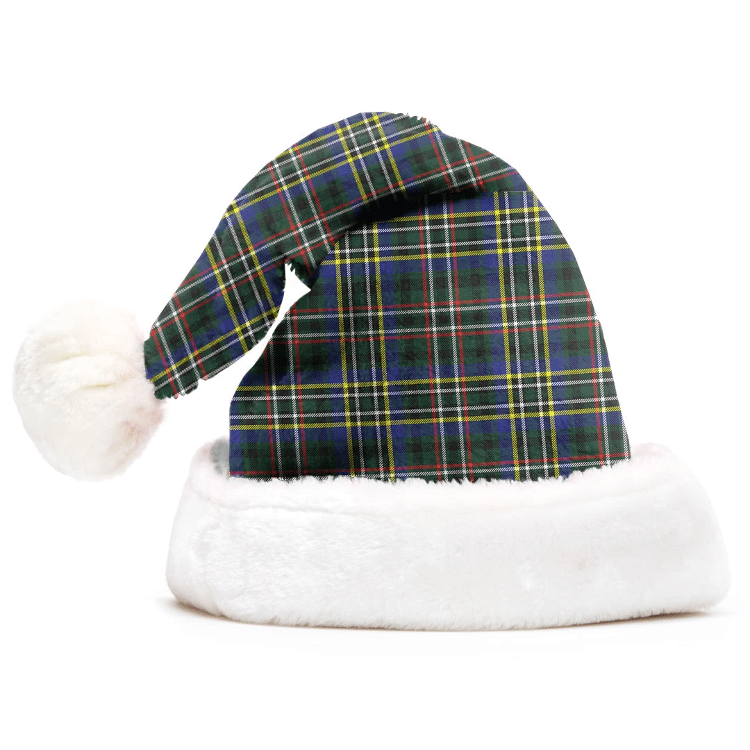 SCOTT GREEN MODERN Tartan Plaid Christmas Hat