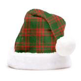Menzies Green Modern Tartan Plaid Christmas Hat