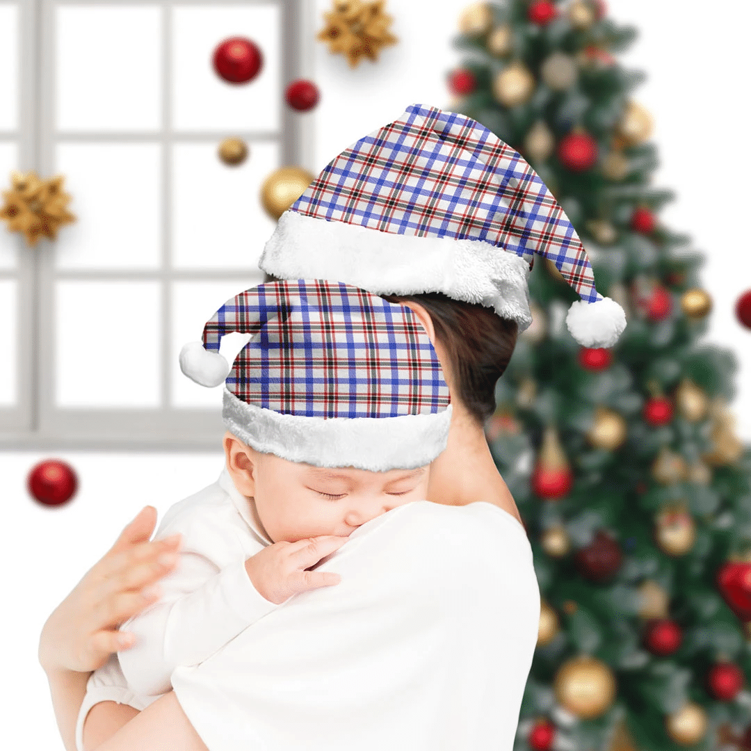 Boswell Modern Tartan Plaid Christmas Hat