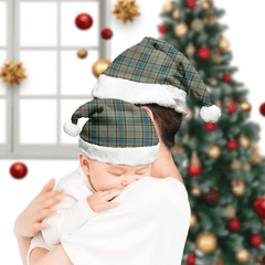 Balfour Blue Tartan Plaid Christmas Hat