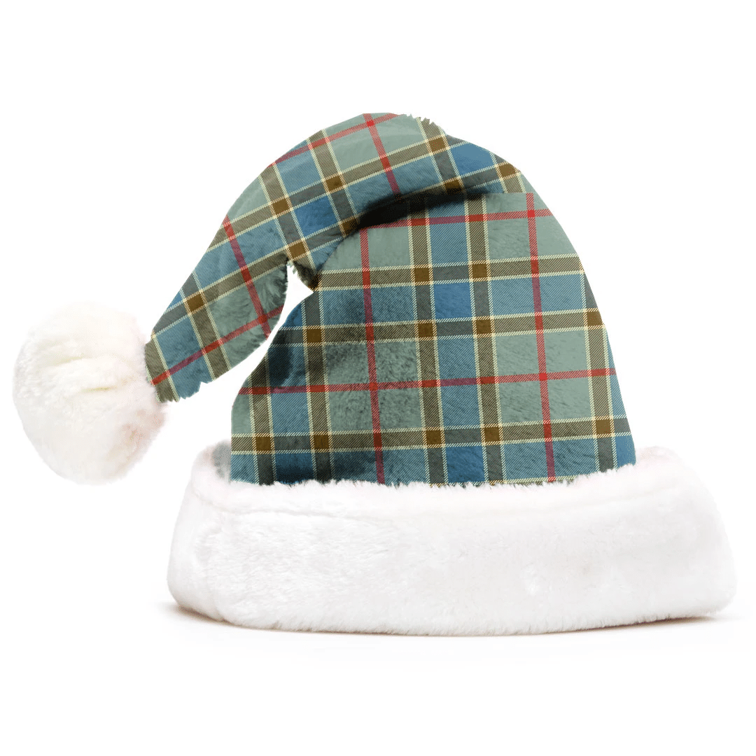 Balfour Blue Tartan Plaid Christmas Hat