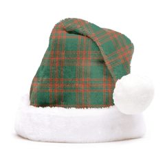 Menzies Green Ancient Tartan Plaid Christmas Hat