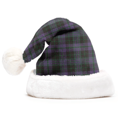 Clergy Green Tartan Plaid Christmas Hat