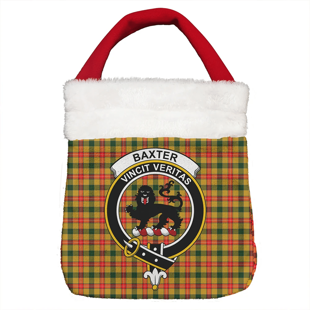 Baxter Tartan Crest Christmas Gift Bag