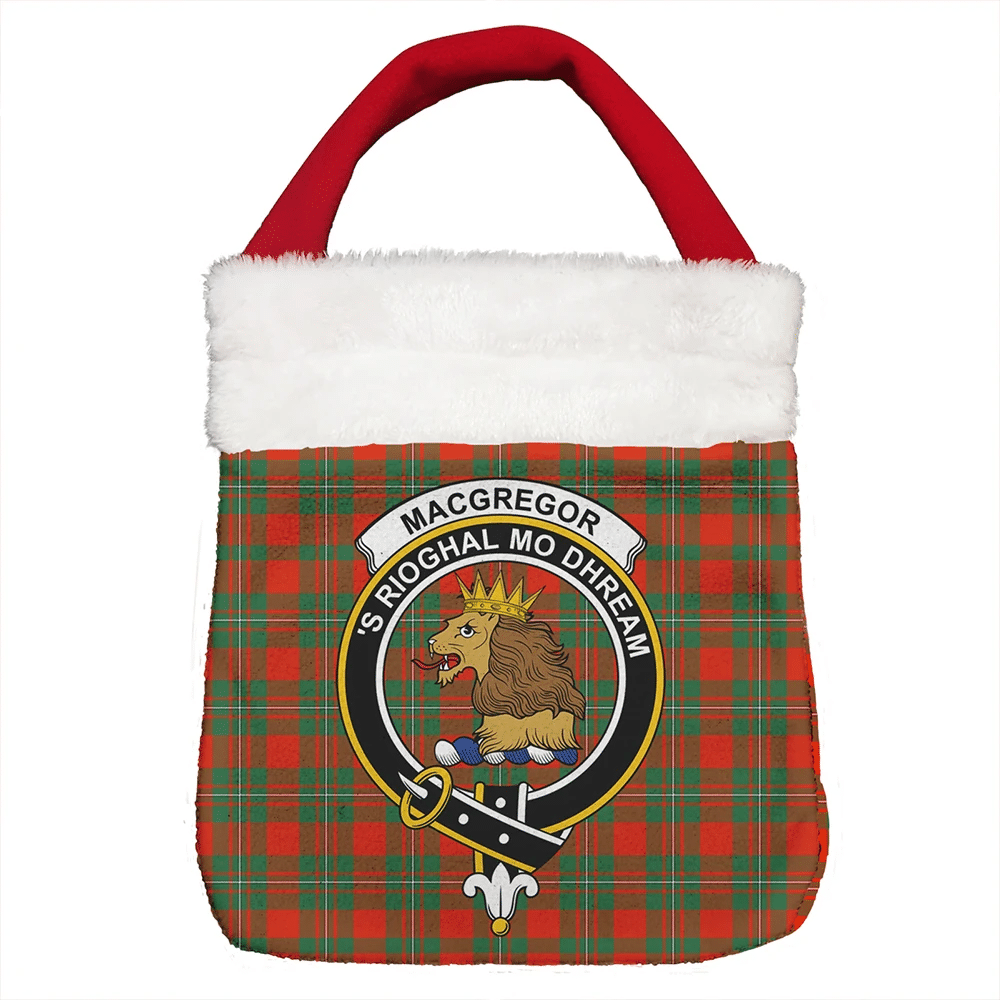 MacGregor Ancient Tartan Crest Christmas Gift Bag