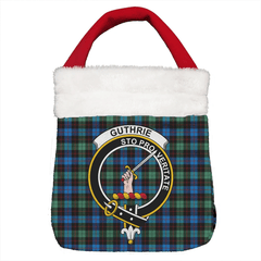 Guthrie Ancient Tartan Crest Christmas Gift Bag