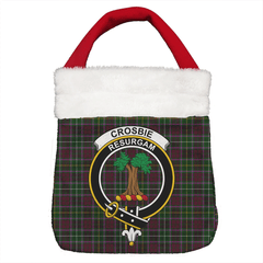Crosbie Tartan Crest Christmas Gift Bag