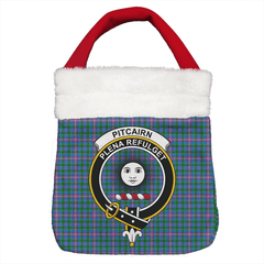 Pitcairn Hunting Tartan Crest Christmas Gift Bag