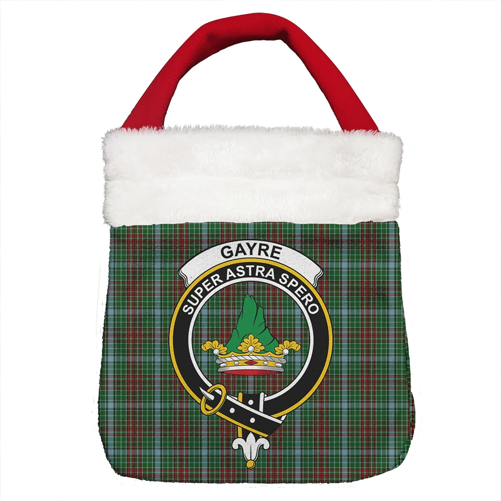 Gayre Tartan Crest Christmas Gift Bag
