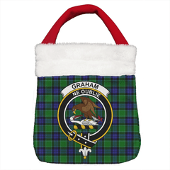 Graham of Menteith Modern Tartan Crest Christmas Gift Bag