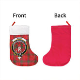 Ross Modern Tartan Classic Crest Christmas Sock