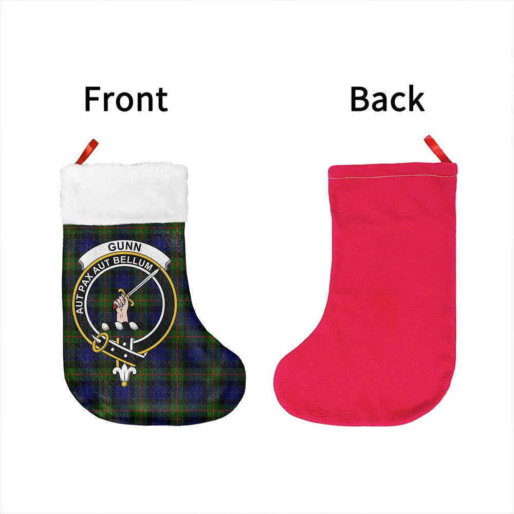 Gunn Modern Tartan Classic Crest Christmas Sock