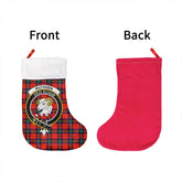 Ruthven Modern Tartan Classic Crest Christmas Sock