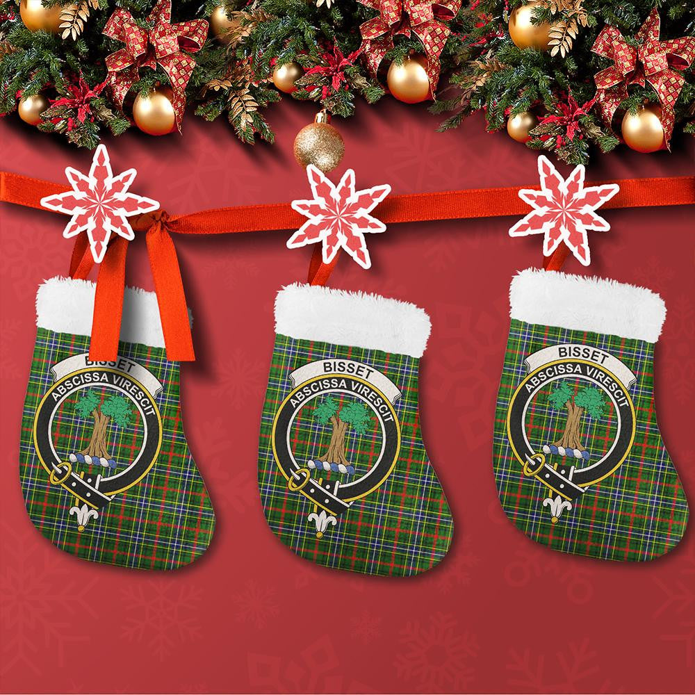 Bisset Tartan Classic Crest Christmas Sock