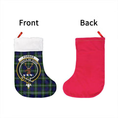 Forbes Modern Tartan Classic Crest Christmas Sock