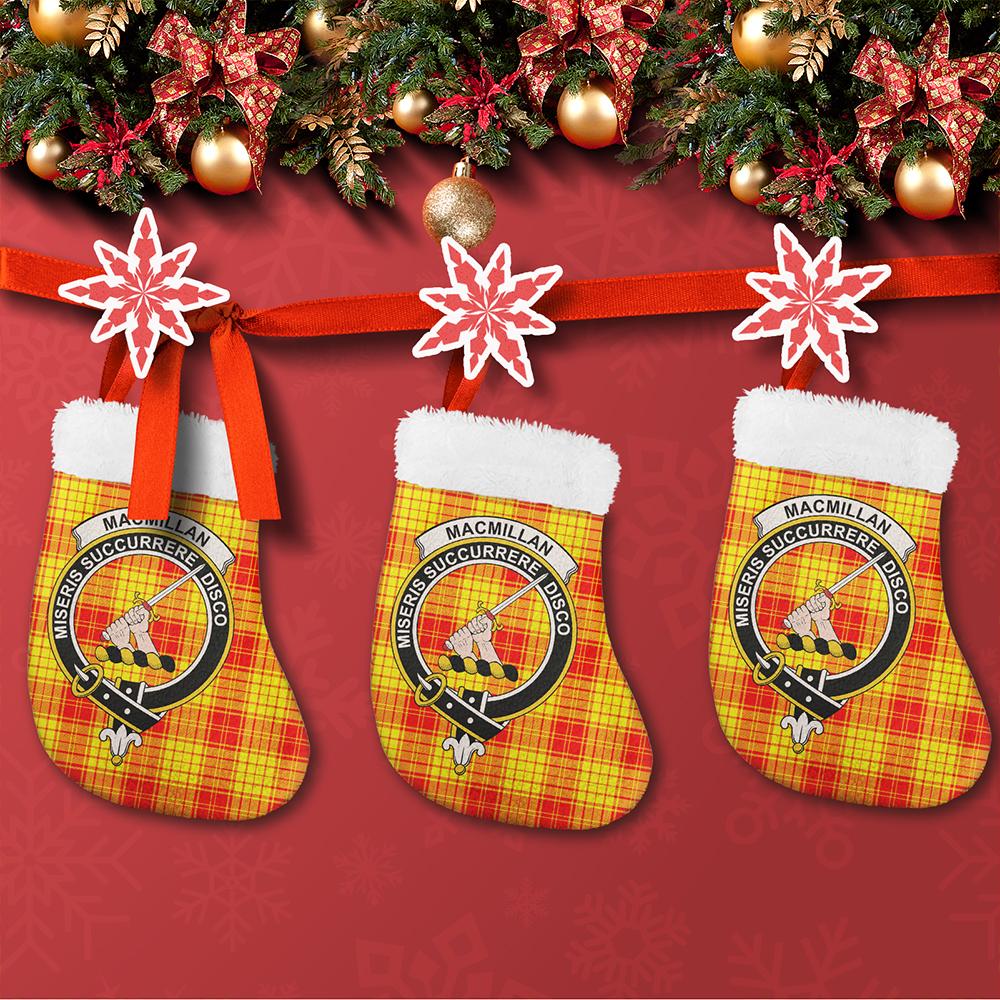 MacMillan Clan Tartan Classic Crest Christmas Sock