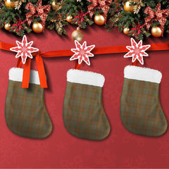 Gray Tartan Classic Christmas Sock