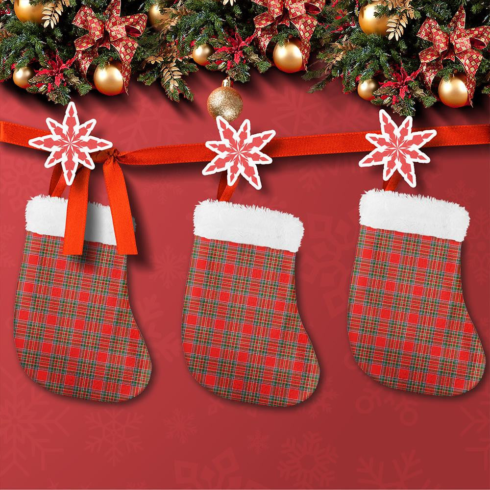 MacBean Modern Tartan Classic Christmas Sock