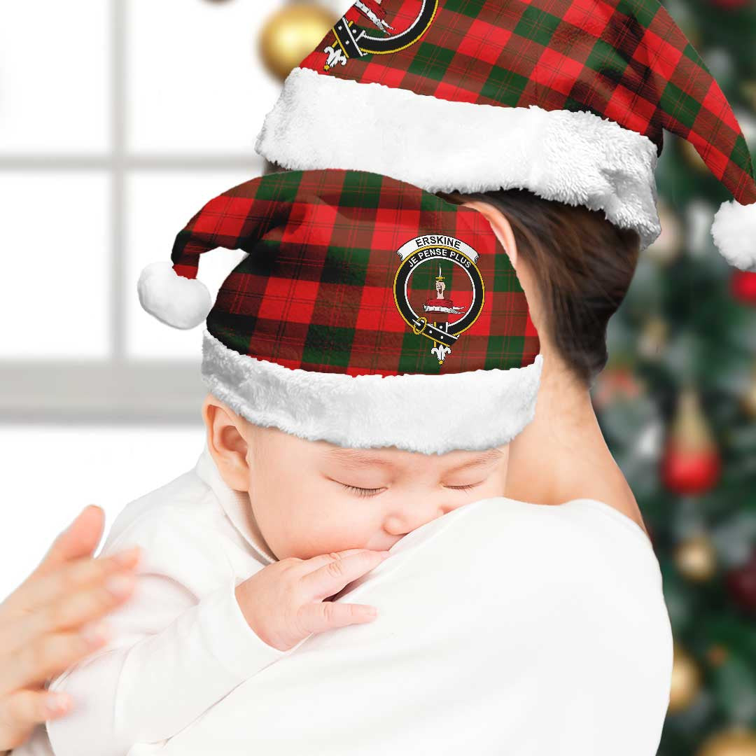 Erskine Modern Tartan Crest Christmas Hat