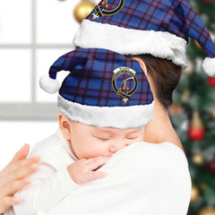 Elliot Modern Tartan Crest Christmas Hat