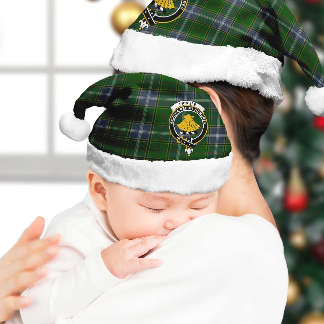 Pringle Tartan Crest Christmas Hat
