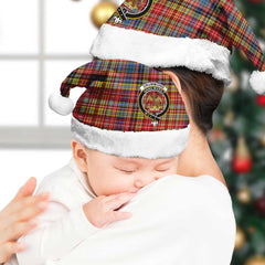 Drummond of Strathallan Tartan Crest Christmas Hat
