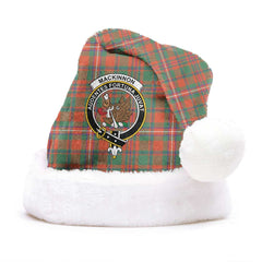 MacKinnon Ancient Tartan Crest Christmas Hat