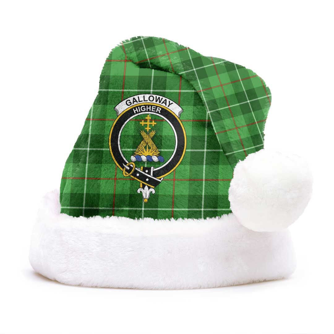 Galloway District Tartan Crest Christmas Hat