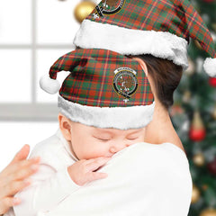 MacKinnon Ancient Tartan Crest Christmas Hat