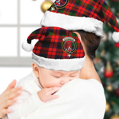 MacNaughton Modern Tartan Crest Christmas Hat