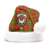 Leask Tartan Crest Christmas Hat