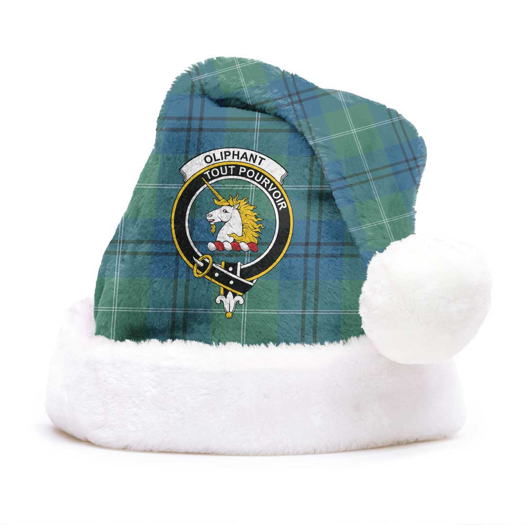Oliphant Ancient Tartan Crest Christmas Hat