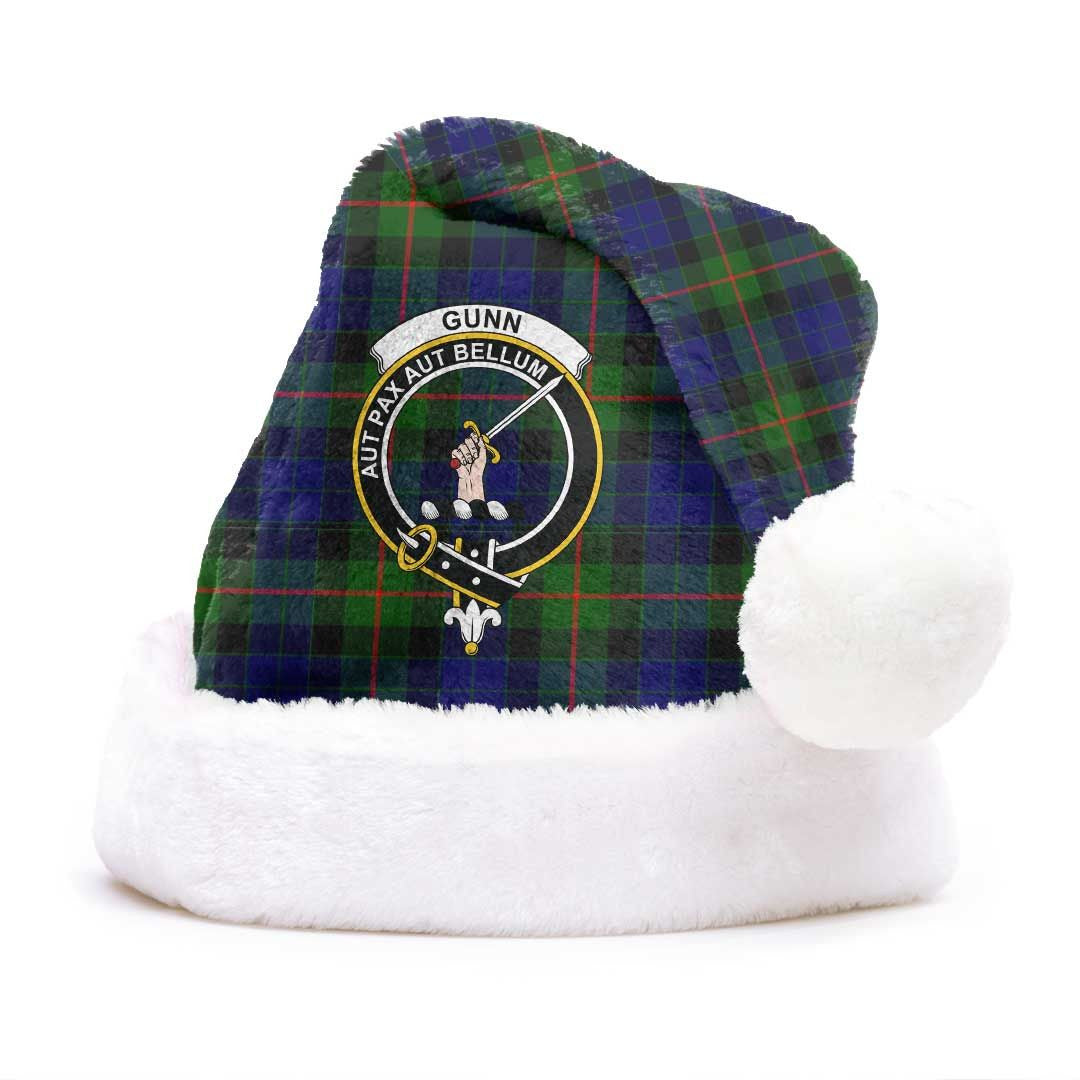 Gunn Modern Tartan Crest Christmas Hat