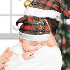 Stewart Royal Ancient Tartan Crest Christmas Hat