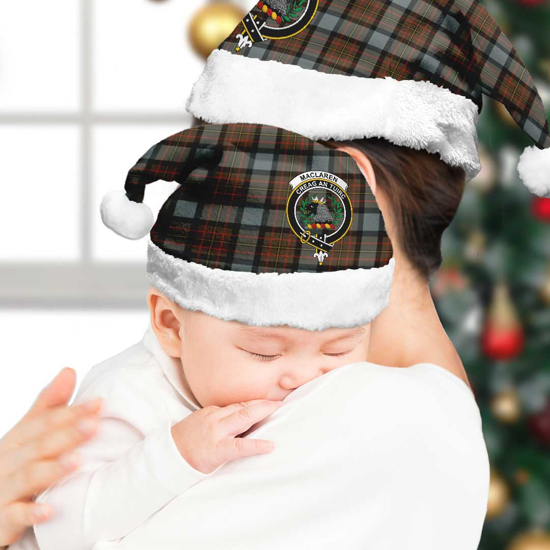 MacLaren Weathered Tartan Crest Christmas Hat