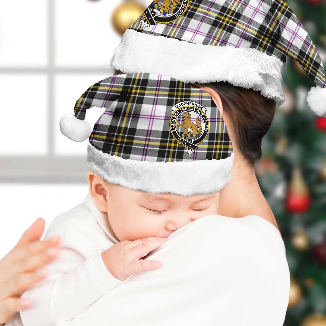 MacPherson Dress Modern Tartan Crest Christmas Hat