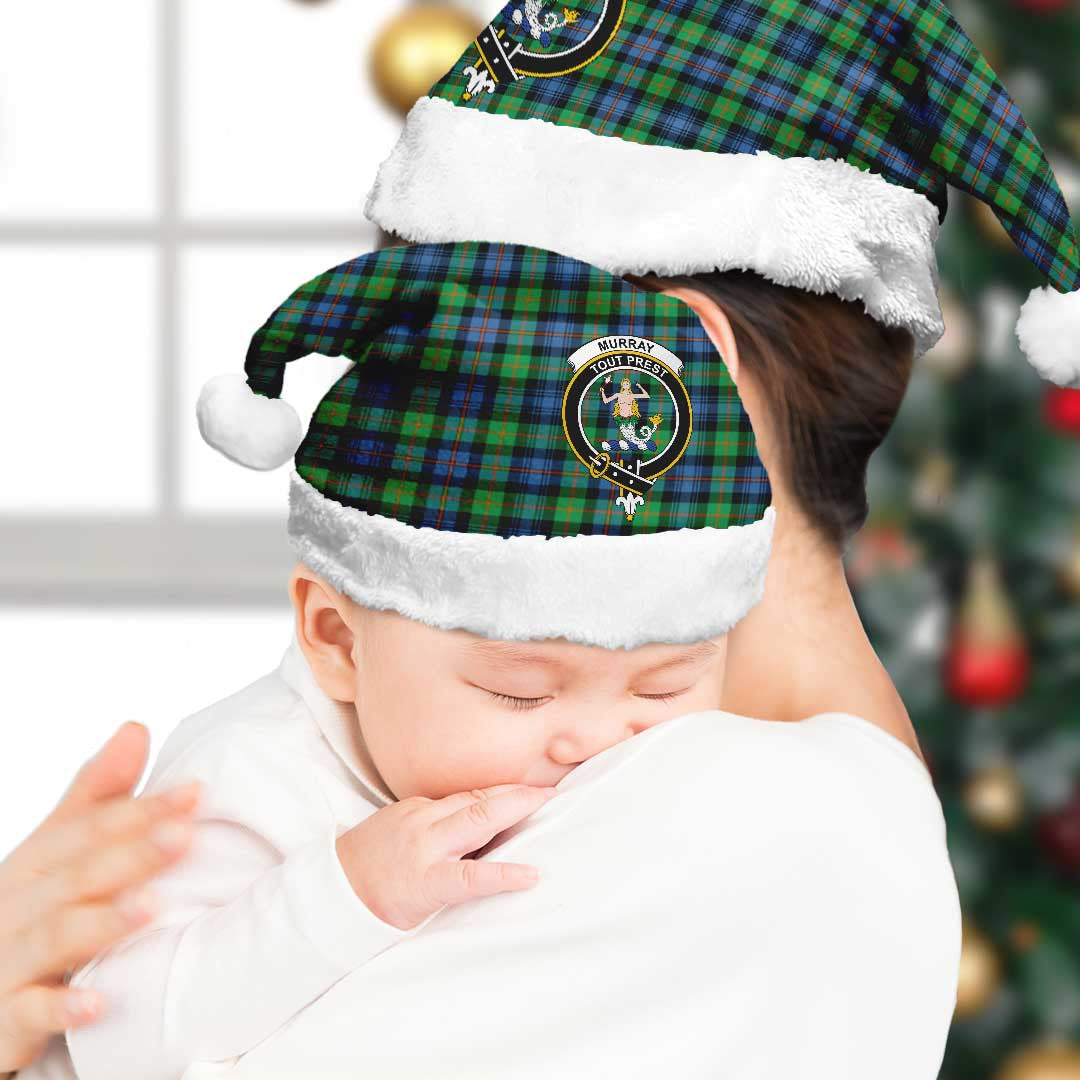 Murray of Atholl Ancient Tartan Crest Christmas Hat