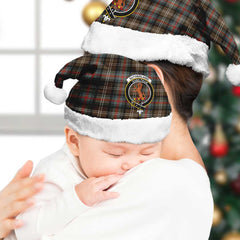 Sutherland Weathered Tartan Crest Christmas Hat