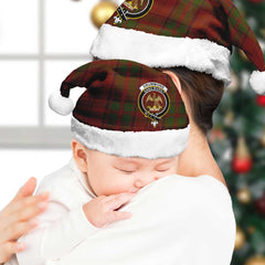 Drummond Clan Tartan Crest Christmas Hat