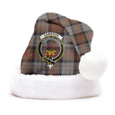 Cameron of Erracht Weathered Tartan Crest Christmas Hat