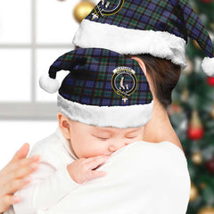 Fletcher Modern Tartan Crest Christmas Hat
