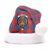 Galloway Red Tartan Crest Christmas Hat