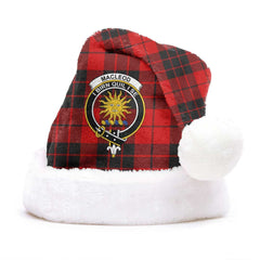 MacLeod of Raasay Tartan Crest Christmas Hat